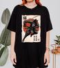 Cat Samurai T-Shirt, Samurai Cat Lover Shirt, Retro Warrior Tee