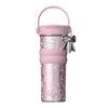 SANGQI Ceramic Lined Dual-Drink Insulated Straw Cup
