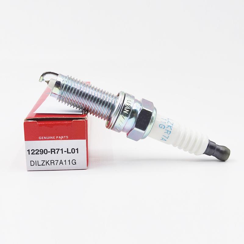 4/6/10pcs 12290-R71-L01 DILZKR7A11G Dual Iridium Spark Plug For Honda Odyssey Accord Acura 3.5L Pilot 12290R71L01 DILZKR7A-11G