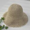 New ArrivalS Open Run Women S Lace Decoration Straw Wide Brim Bucket Hat