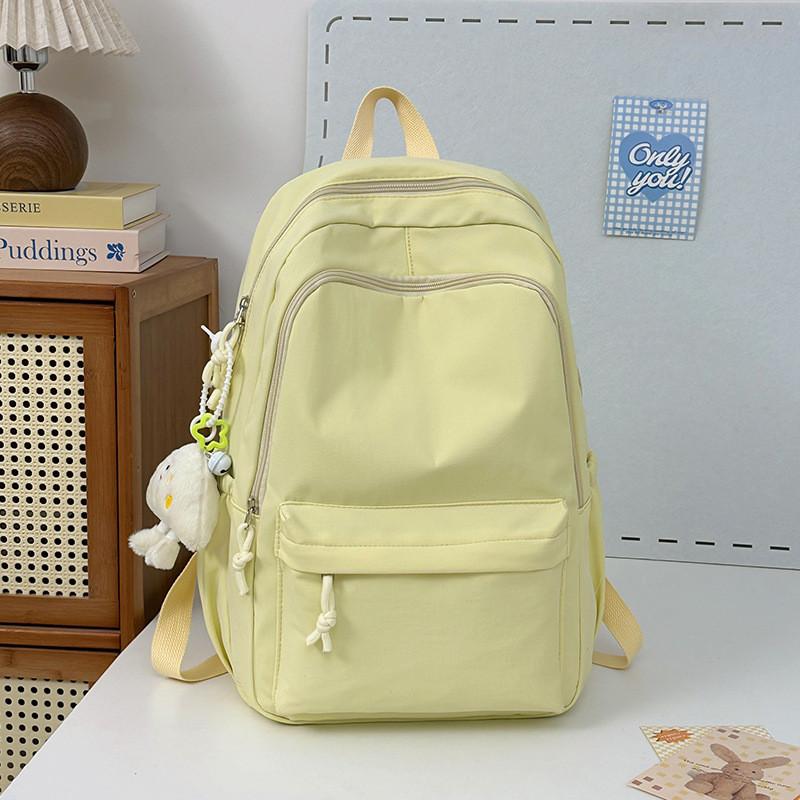

Modern Urban College Backpack Featuring Durable Nylon Construction For School Use жёлтый