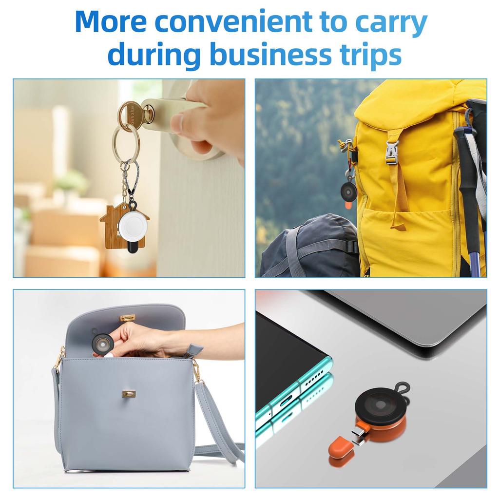 Kabelloses Ladegerät für Apple Watch Serie 9 8 7 Tragbare Typ-C Ladestation für iWatch SE 6 5 4 3 2 Ultra Watch Ladegerät