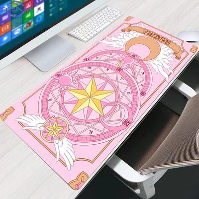 Pink Mouse Pad Hd Print Ssailor Moons Computer Desk Mat Kawaii Gaming Accessories Speed Gamer Keyboard Pad Antislip Mouse Mat