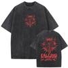 T-shirt Vintage Lavata Rock Band Falling in Reverse Uomo Donna Gotica Oversize Streetwear Unisex Casual Cotone Retro T-shirt