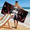 Albedo Print Beach Towel, Large Soft Quick Dry Towel for Beach Camping Swimming