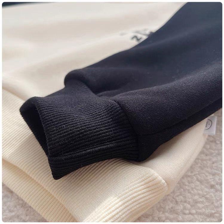 Unisex Winter Cartoon Hoodie for Babies & Toddlers: Fleece-Lined with Raglan Sleeves & Color Blocking