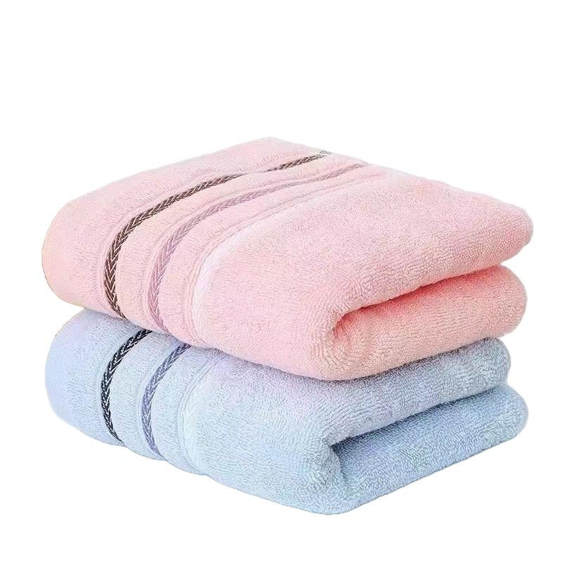 Extra Large Long-Staple Cotton Face Wash Towel - Thick, Soft, and Skin-Friendly