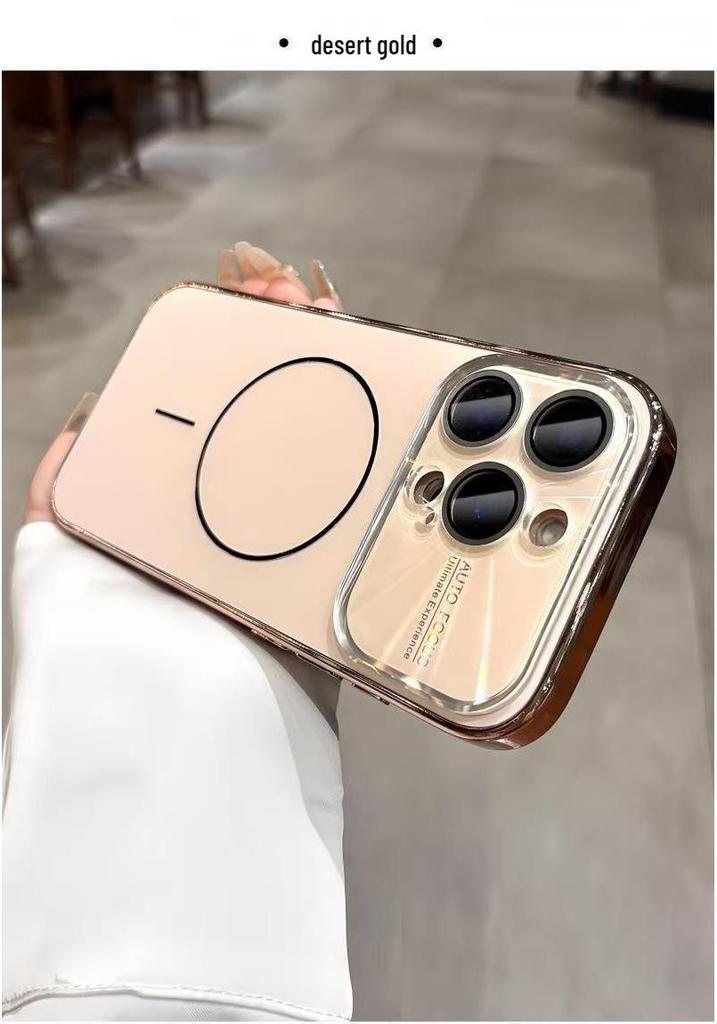 Compatible with iPhone 17 PRO MAX: Slim magnetic ring case with laser window, fits Apple 16 and provides durable protection.