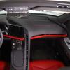 For Chevrolet Corvette C8 Z51 Z06 - ABS Carbon Fiber/Red Car Dashboard Trim Strip Car Interior Accessories