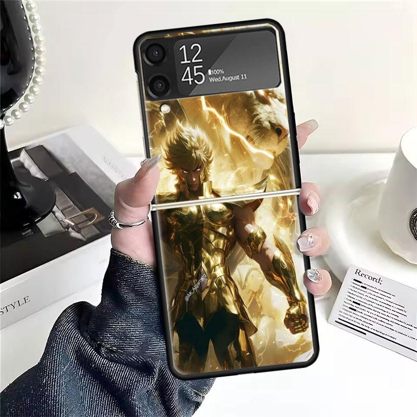 Saint Seiya Coole Hüllen Für Samsung Galaxy Z Flip 4 5 6 7 3 Z Flip7 Flip6 Flip4 Flip5 Flip3 5G Hart Stoßfest Fundas Hülle