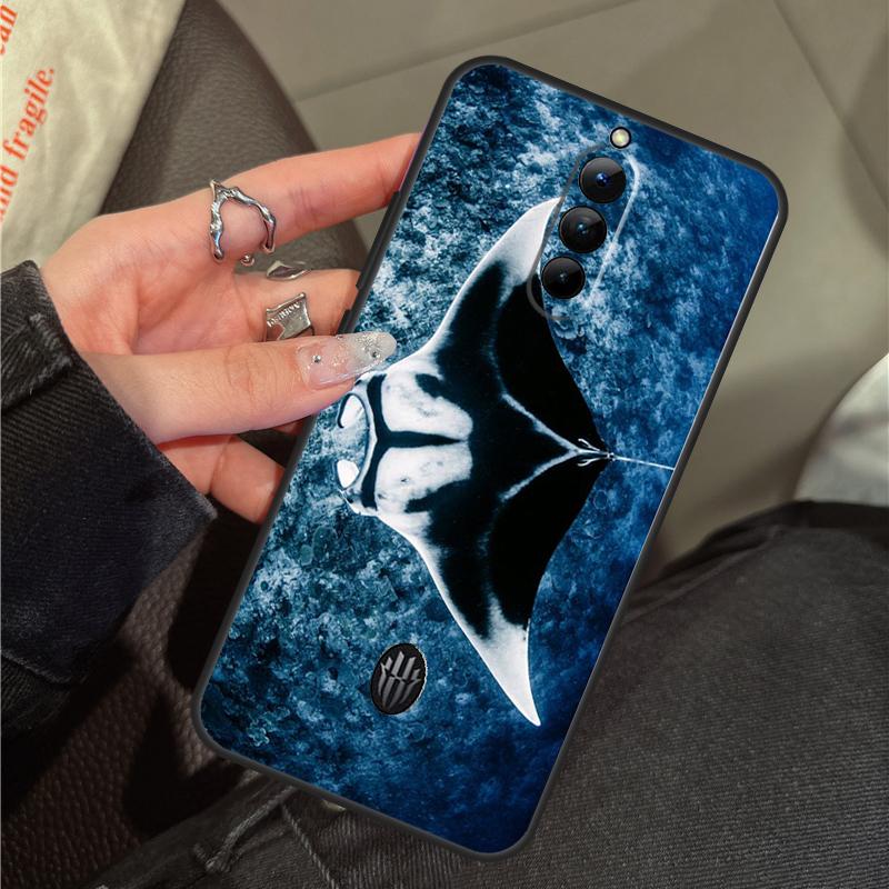 Animal Manta Ray Case For ZTE Nubia RedMagic 11 10 Pro Plus 9 8 9S 8S 10S Pro 5G 5S 6S 7S 6 7 Pro 11 Air Cover