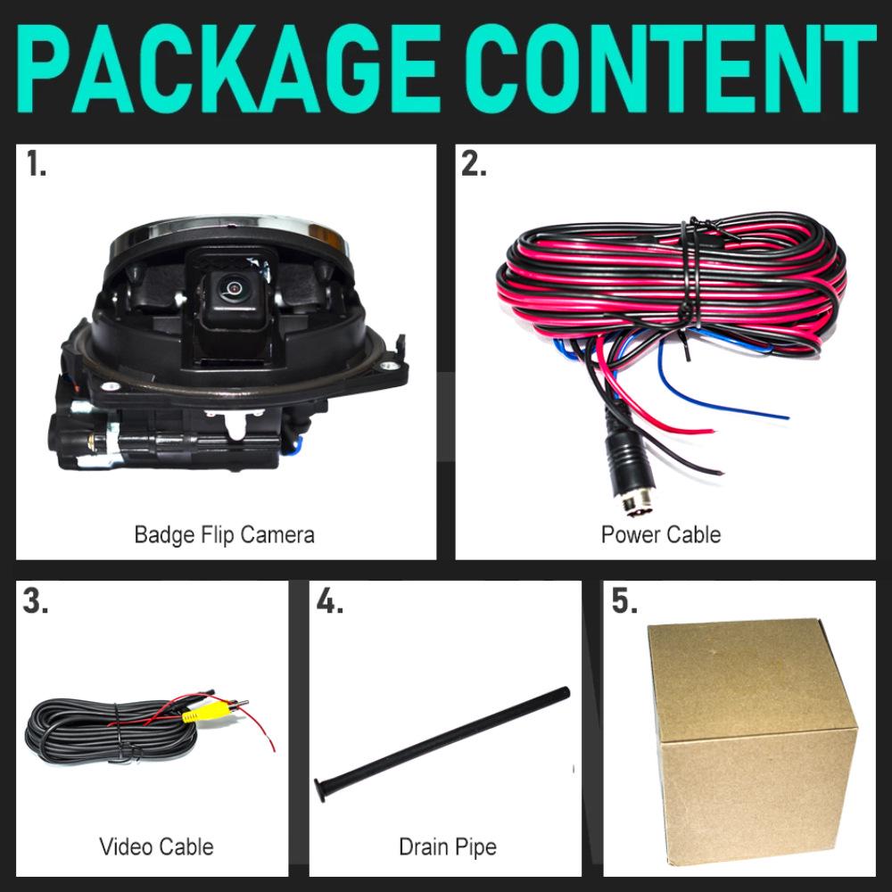 Volkswagen Passat HD Rear View Camera Trunk Switch for Parking Assistance