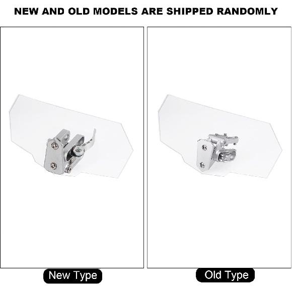 Motorcycle Windshield Clear Scooter Windscreen Scratch Wind Deflectors Universal Adjustable Universal Fit for Most Motorcycles