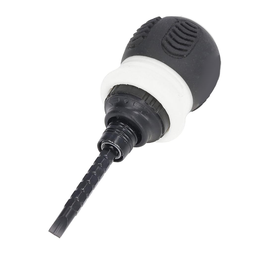 Ratchet Screwdriver Cross Slot 2 Purpose Adjustable Mini Chrome Vanadium Alloy Steel HardwareGray