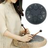 Steel Tongue Drum Rain Chime Hand Drums Sound Healing Instruments Chakra Tank Drum for Musical Education Meditation Yoga Zen
