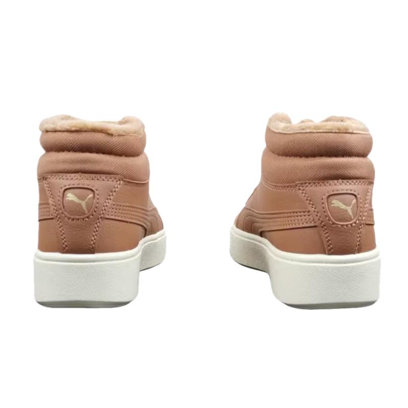 Puma Vikky Stacked Mid Wtr Comfortable Warm Durable High-Top Sneakers Women Sneakers Brown 372205-03