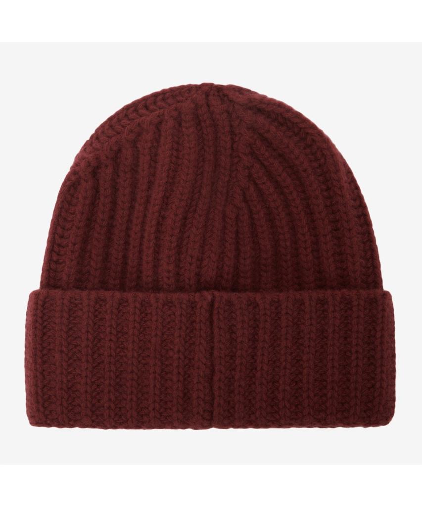 Noseupeiseu Ne3Br83B Oblique Bold Beanie Burgandy