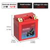 Motorradbatterie LiFePO4 Rollerstarter 12,8 V 5 Ah 7 Ah 9 Ah CCA 200A-400A Eingebauter BMS-Lithiumbatteriespannungsschutz ATV