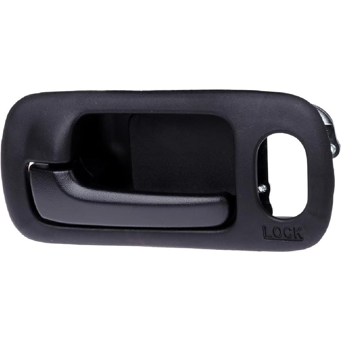 OCPTY Door Handle Interior Front Driver Left Side Replacement fit 2002-2005 for Honda Civic Inside Door Handle Black