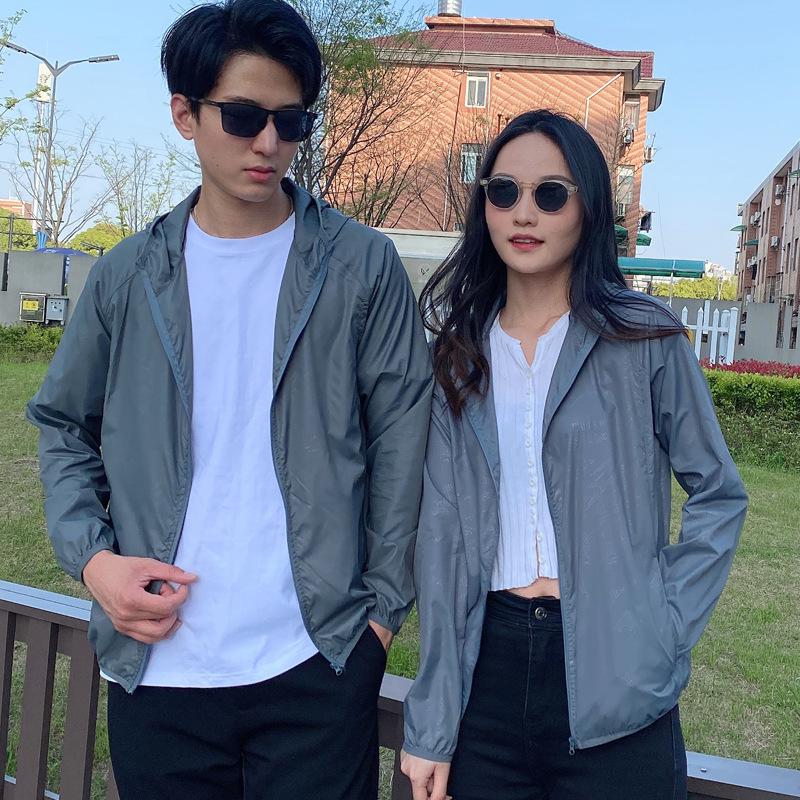 

Унисекс Легкая Дышащая Куртка с Защитой от Солнца с Возможностью Нанесения Логотипа на Заказ Large светло-серый