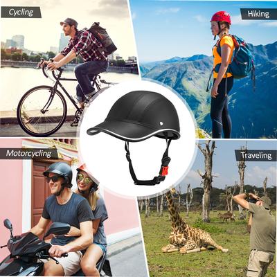Açık Spor Bisiklet Emniyet Kask Beyzbol Şapkası Şapka Motosiklet Bisiklet Scooter için