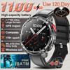 New Military 1100mAh Big Battery Outdoor Smart Watch Men GPS Path Compass 10ATM Waterproof Call AMOLED HD Sport Smartwatch