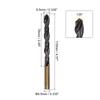 12pcs Jobber Drill Bits 1/2/3/4/5/6/7/8/9mm Titanium Coated HSS Split Point Twist Drill Bits for Stainless Steel Metal Wood