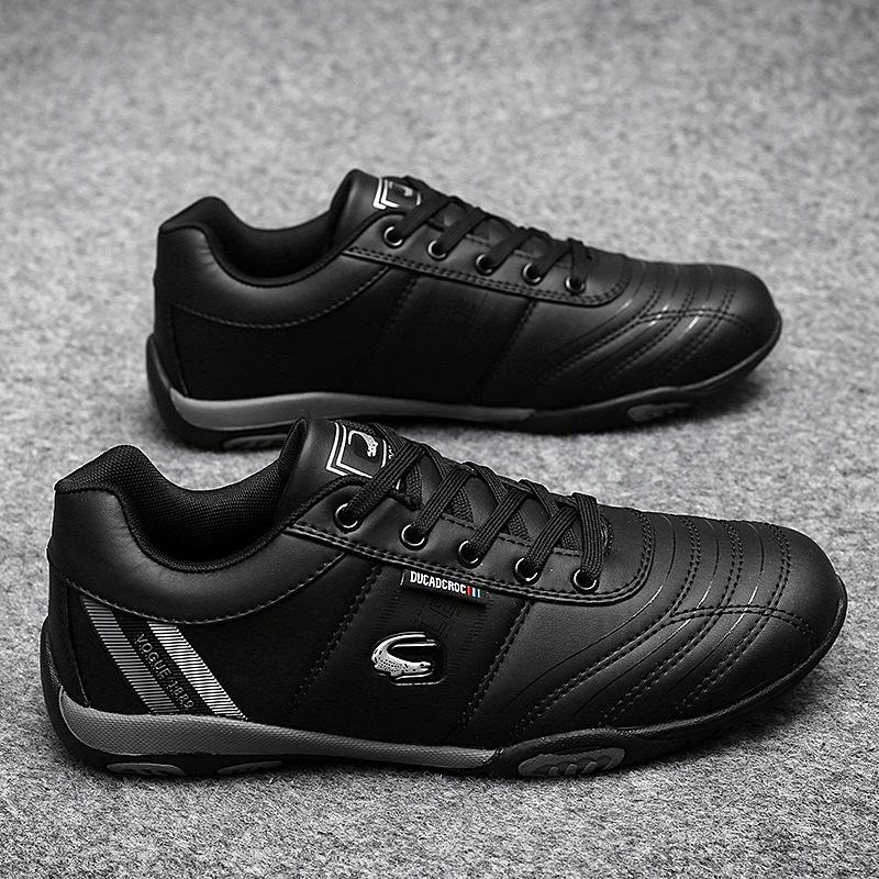 Summer new leather low-top non-slip sneakers walking shoes outdoor lightweight casual shoes