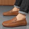 Fashion Classic Wedding Dress Moccasins  Soft Men's Leather Slip On Flats Elegantes Male Driving Loafers Handmade Outdoor Business Shoes