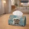 2D Flat 1pc Pekingese Decorative Tissue Box On Wall, Ideal for Home Gatherings, Vehicles, Kitchens, And Bathrooms, Made of for Everyday Use, Great for