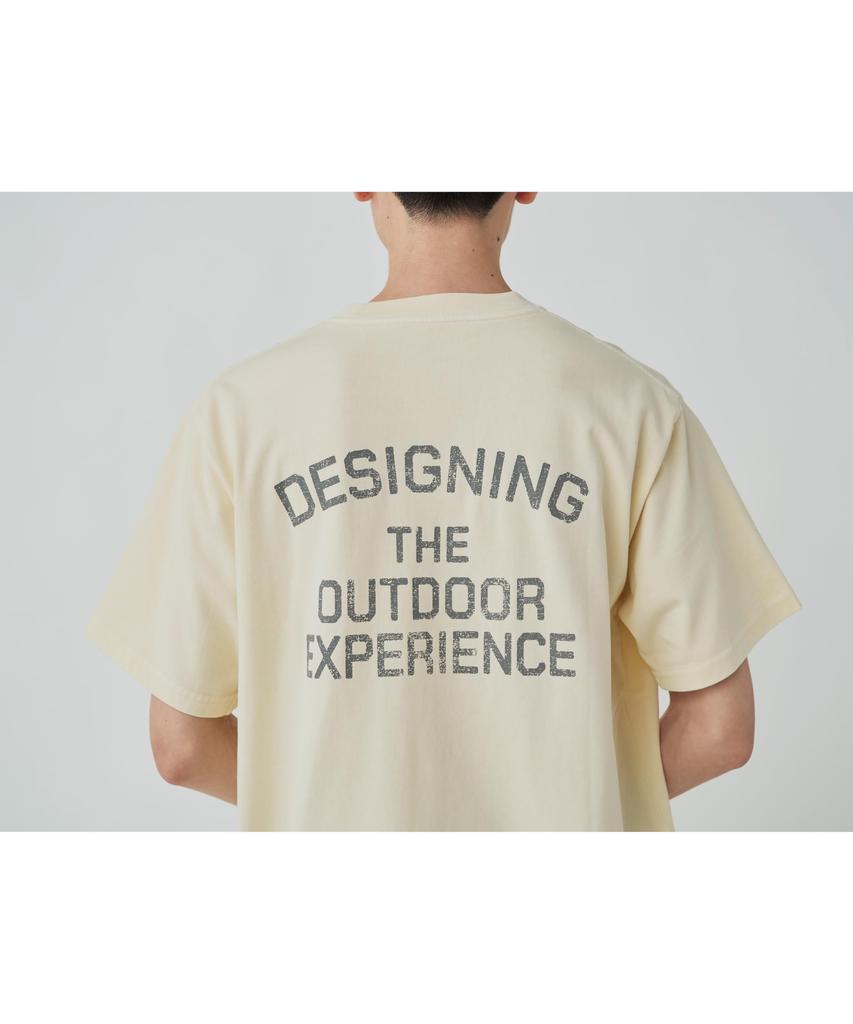 Snow Peak Recycled Cotton Dyed T-Shirt SPC Size S Light Beige TS-25SU202 Festival Camping Outdoor