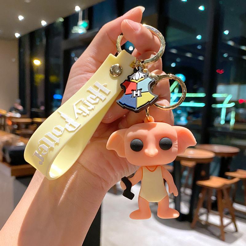 Creative Cartoon Rainbow Horse Unicorn Keychain Female Cute Ins Key Chain Student Schoolbag Pendant Small Gift
