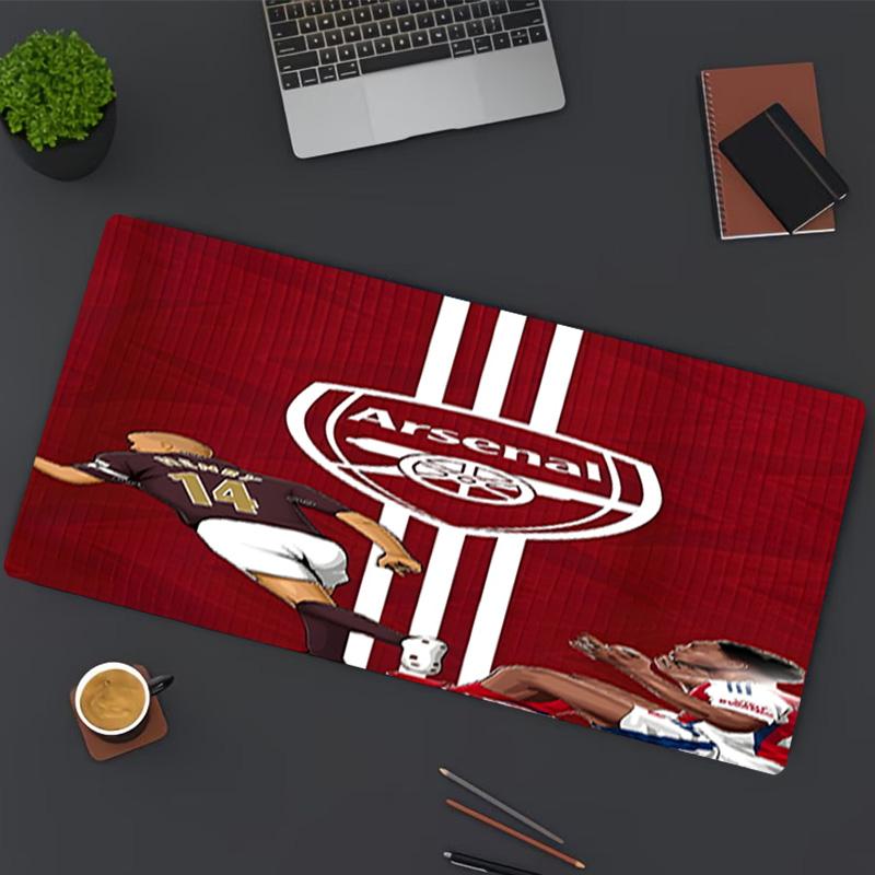 Podkładka pod mysz z nadrukiem Arsenal F.C., do klawiatury, laptopa, PC, do biura, domu, dekoracja biurka, idealny prezent urodzinowy dla graczy