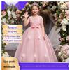 European & American Girls' Formal Flower Dress - Catwalk & Piano Performance Costume 591.