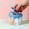 PP Infant Milk Powder Storage Box - Sealed Snack Dispenser for Travel, Spice Beige, BPA-Free, Durable Design