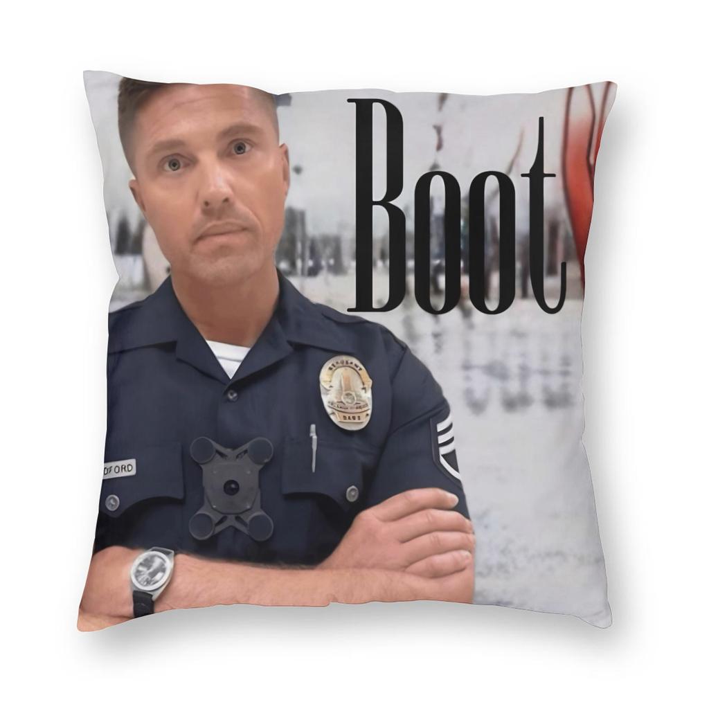 Tim Bradford The Rookie Pillowcase Printing Polyester Cushion Cover Decorative Pillow Case Cover Seat Square 40X40Cm