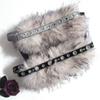 Rhinestone Furry Waistband Spicy Girl Style Y2K Plush Waist Belt Leather Fur Belt  Female/Girls