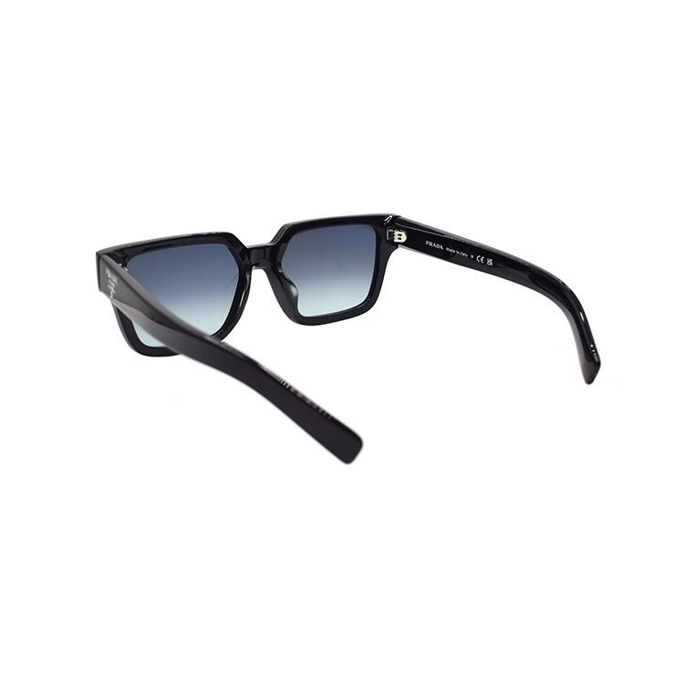 Prada F Black Rectangular Sunglasses Men Sunglasses SPR03Z-F-1AB-06T