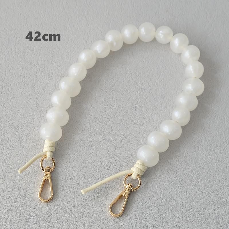 New Fashion Woman Bag Accessory Detachable Boutique Beaded Chains Cute Acrylic Luxury Strap Women Handbag Shoulder Handle Chain