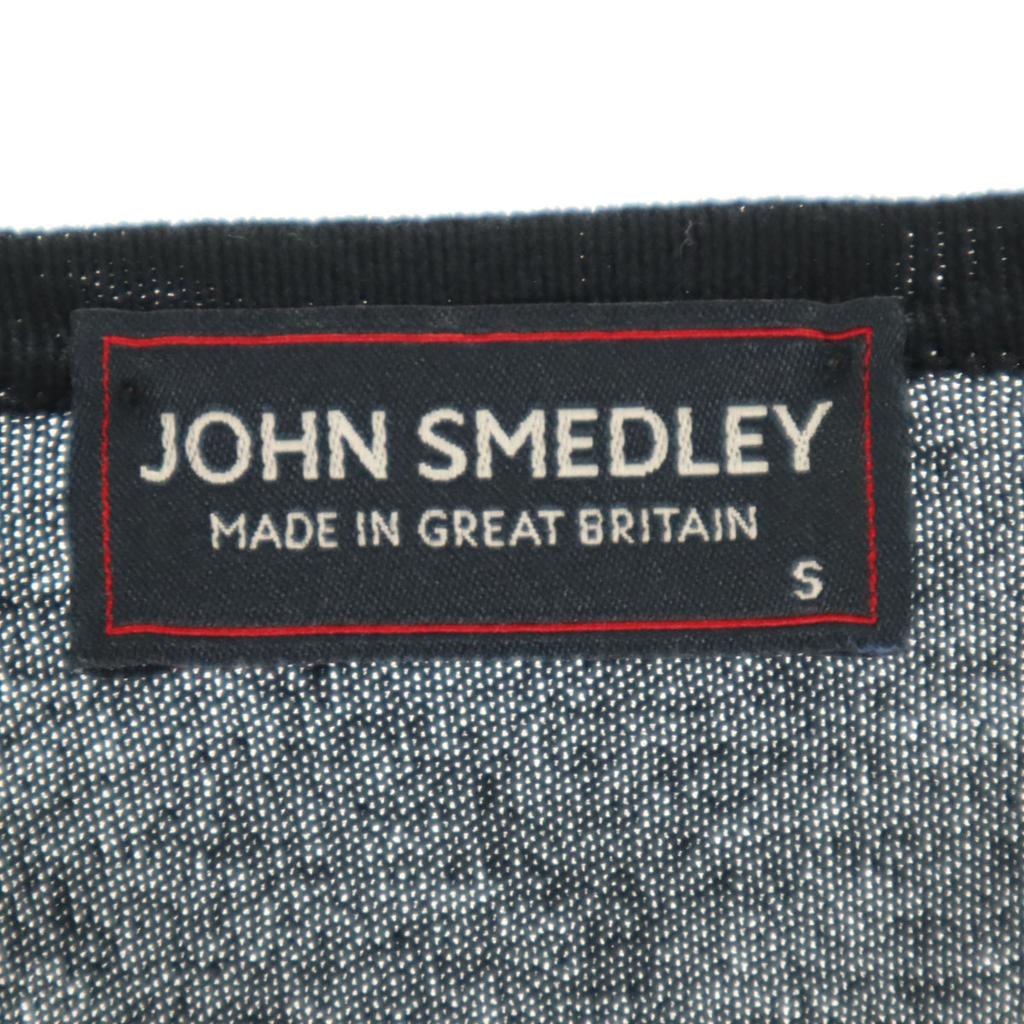 JOHN SMEDLEY Made in England Strickjacke mit langen Ärmeln S schwarz Damen Gebraucht
