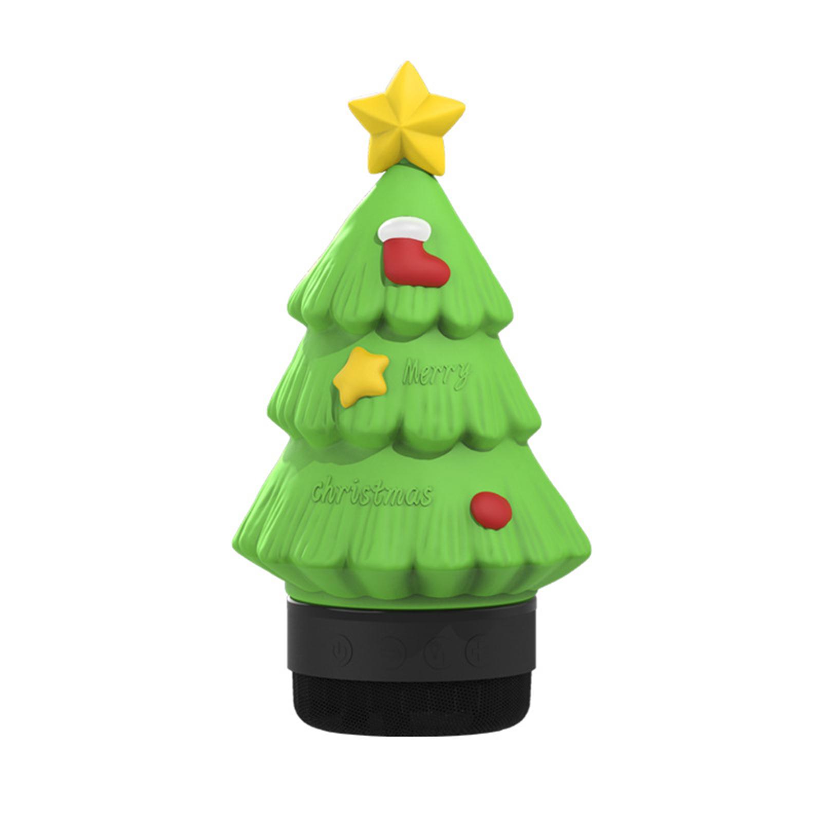 

Рождественская настольная лампа – Винтажный светодиодный ночник, Беспроводной динамик | Настольная лампа для гостиной, рабочего стола, полки прикроватной тумбочки One Size