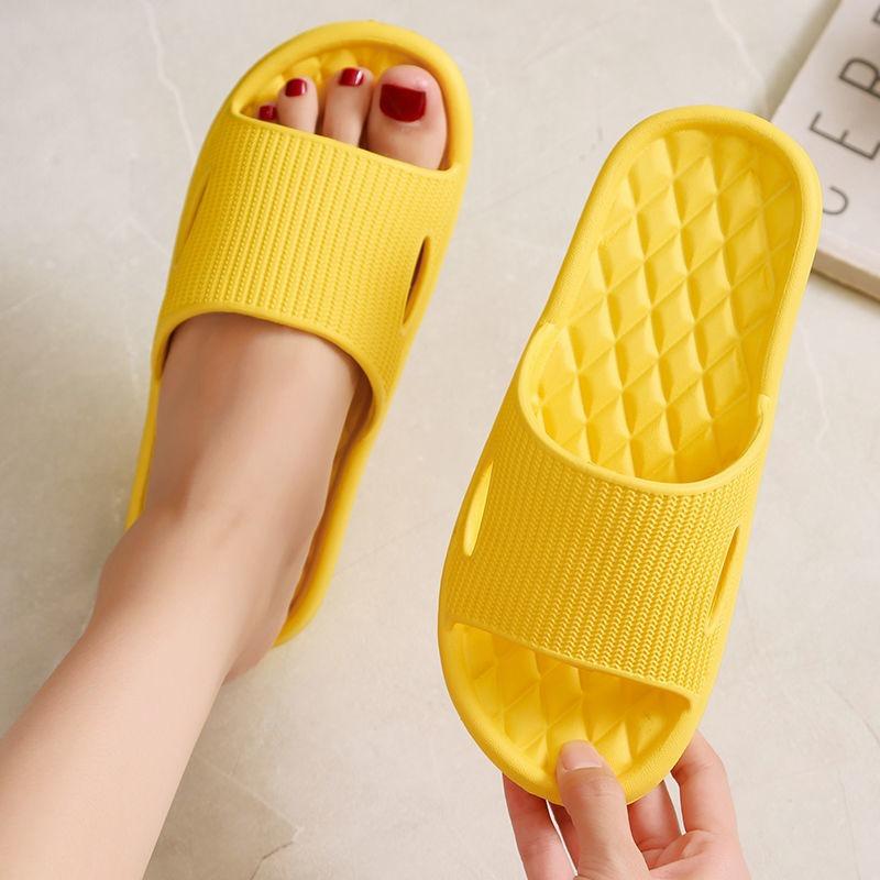 Home slippers women's summer couple bath bathroom non-slip soft bottom home silent cool men's indoor bedroom