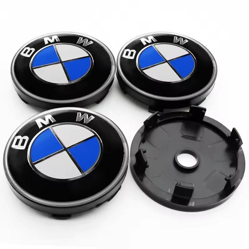 BBIO8 4Pcs 68/56mm Wheel Center Cover Car Hood Front Rear Trunk Emblem Badge For BMW E46 E39 E53 E65 E66 E90 G26 X3 X4 X5 G30/G31/G38