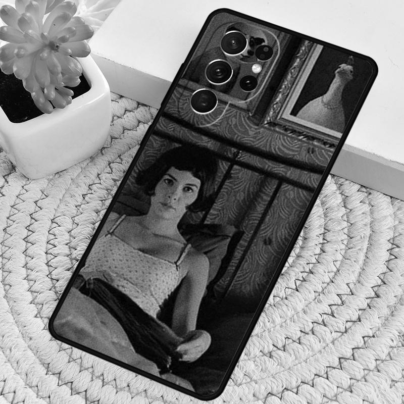 Amelie Poster Classic France Movie Phone Case for Samsung Galaxy note 10 pro S26 Ultra S23 S24 FE S25 S21 S22 PLUS Cove