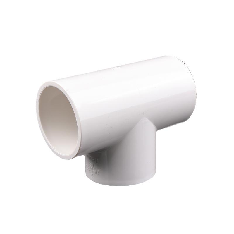 PVC Water Pipe Equal Tee Fittings 20mm, 25mm, 32mm Plastic Connectors