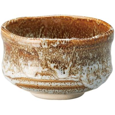 Matcha X Ame White Matcha Mino Made In Japan Ale-net Bowl, 12.6 8.2cm, Glaze, Bowl, Ceramic, Ware,