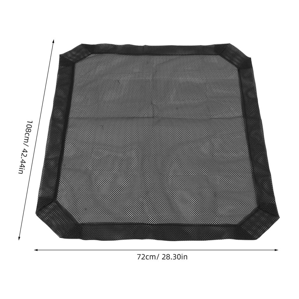 108x72cm Washable Elevated Pet Bed Mesh Cover Detachable Comfortable Dog Hammock Cover Replacement for Indoor Outdoor All Season