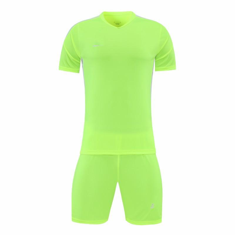 Adult Soccer Jersey Set Short Sleeve Team Uniform Custom Print Number Name Sportswear