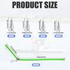 25 Pieces Pear Lead Fishing + 10 Pieces Anti Tangle for Outdoor Fishing