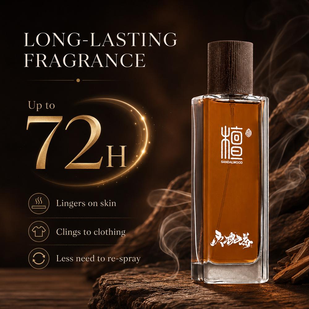 Sandalwood perfume, sandalwood temple flavor, burning incense, sandalwood road, light fragrance, high-grade fragrance, long-lasting fragrance